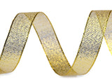 Gold lurex brocade ribbon