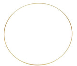  Gold 60cm metal hoop