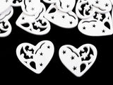 wooden cutout hearts