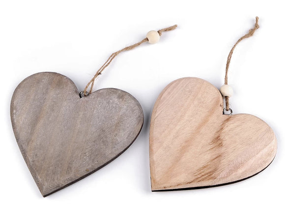 Wooden Heart for personalisation Ireland