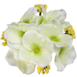 Artificial Hydrangea Flower head light green 
