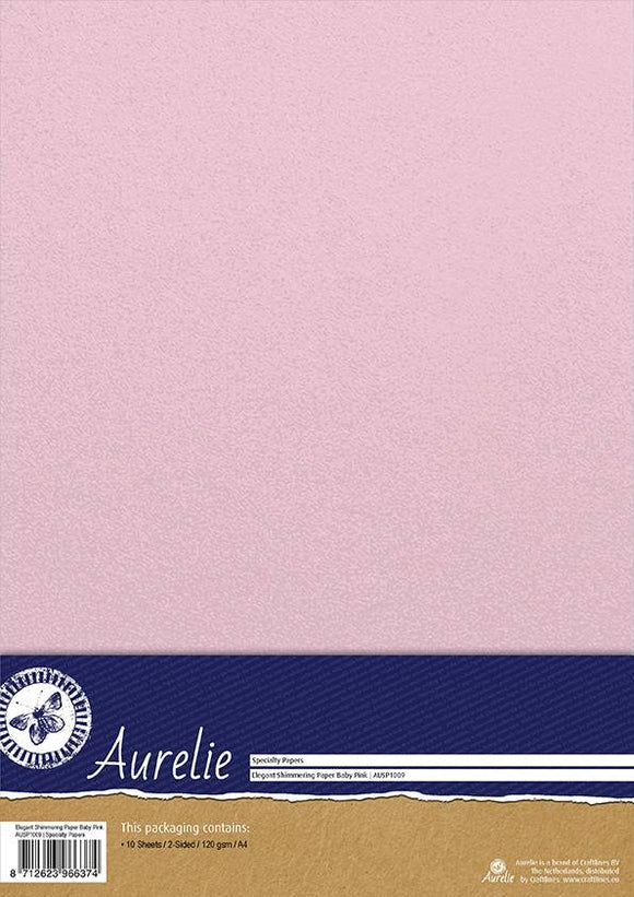 Aurelie Elegant Shimmering Paper Baby Pink Ireland