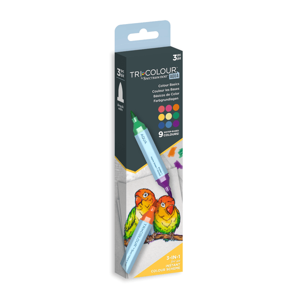 Spectrum Noir TriColour Aqua Markers Colour Basics