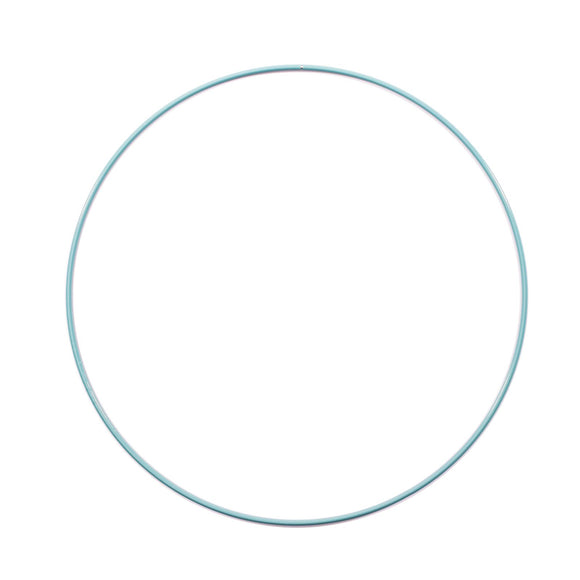 Metal Circle / Hoop 25 cm Turquoise