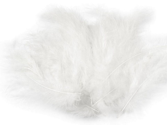 White Ostrich Feathers length 9-16 cm