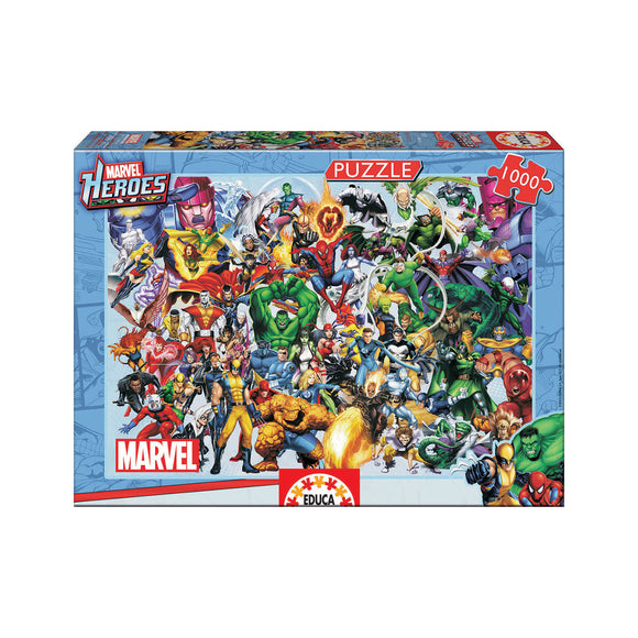 Educa Collage of Marvel Heroes - 1000 piece puzzle