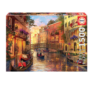 Educa Sunset in Venice 1500 piece puzzle