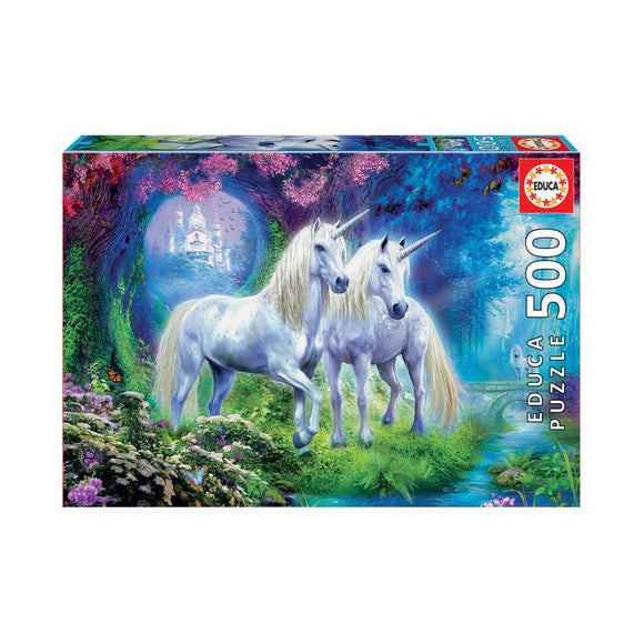 Educa Unicorns in the Forest - 500 piece puzzle