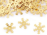 Snowflake sequins gold