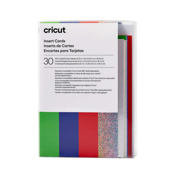 Cricut Insert Cards Rainbow (R40 30pcs) Ireland