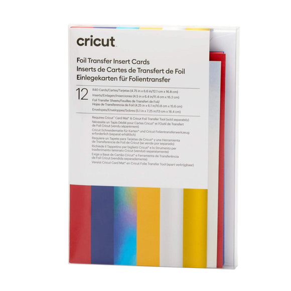 Cricut Insert Cards Foil Celebration (R40) Ireland