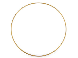 Metal Circle / Hoop 20 cm Gold