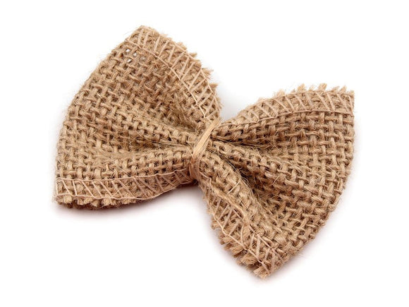 Jute Bow 5.5x7 cm