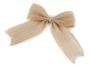 Jute Bow 11x13 cm