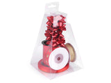 Gift wrapping set red