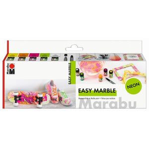 Marabu Easy Marble Neon set of 6