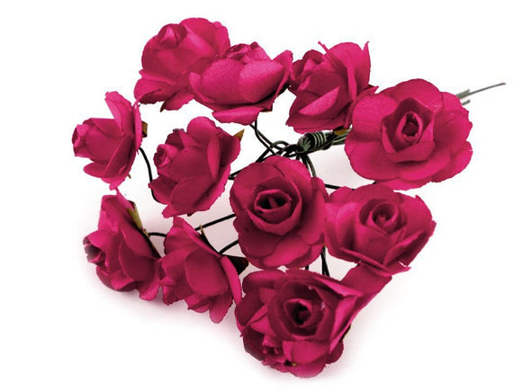 Artificial Roses for Boutonnierre 20 mm
