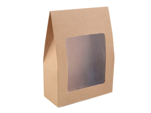 Kraft Paper Bag with See-through Window Ireland