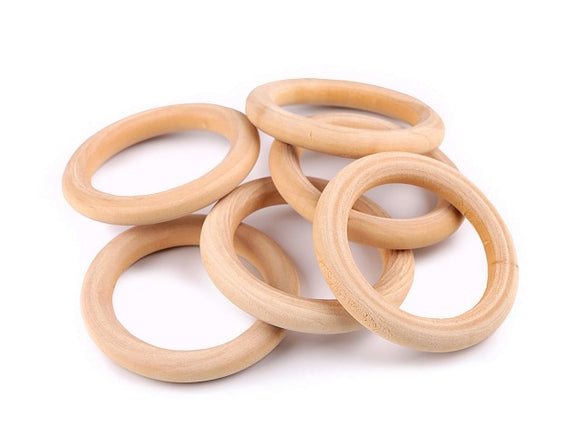 Wooden hoops small