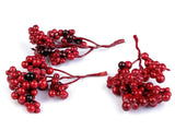 Artificial Rowan Berries red and black