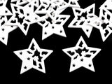 wooden cutout stars