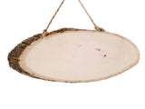 Natural Wood Tree Branch Large Oval Slice