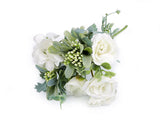 Artificial Bouquet of Roses & Hydrangeas Ireland light cream colour