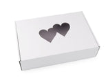 Paper Box - Heart white colour