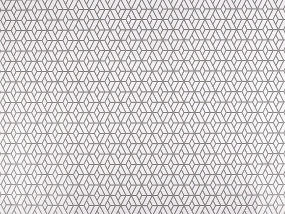 Gift Wrap - White & Grey shapes