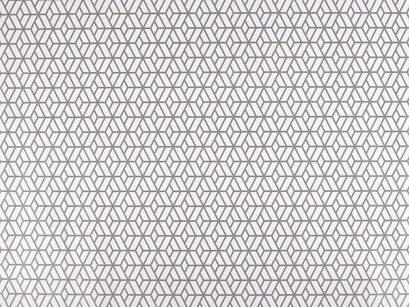 Gift Wrap - White & Grey shapes