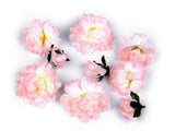 Artificial Apple Blossom  flower heads 9 piece set