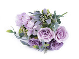 Artificial Bouquet of Roses & Hydrangeas light violet colourIreland 