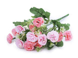 Artificial mini carnations bouquet