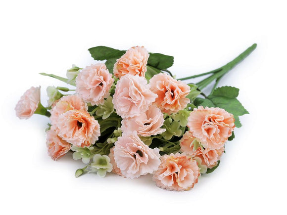 Artificial mini carnations bouquet