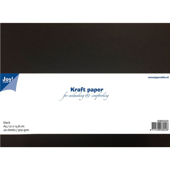 Kraft paper A5 20pcs Black