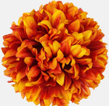 Artificial Chrysanthemum - Dark Orange colour