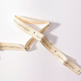 Cotton Happy Birthday ribbon Ireland