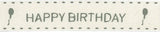 Cotton Happy Birthday ribbon Ireland