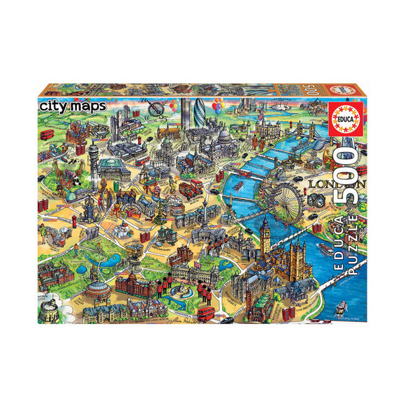 Educa London City Map - 500 piece puzzle