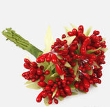Floral pistils red