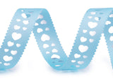 Grosgrain Ribbon with Cut-outs, Heart width 20 mm