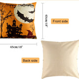 Set of 4 Halloween cushion covers Ireland