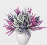 Heather mix in a vase