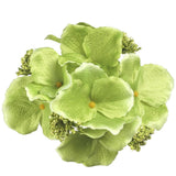 Artificial Hydrangea Flower head green