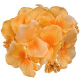 Artificial Hydrangea Flower head light orange