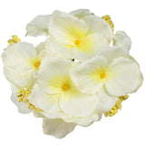Artificial Hydrangea Flower head light yellow