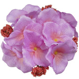 Artificial Hydrangea Flower head lilac