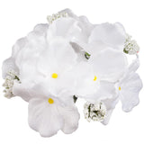 Artificial Hydrangea Flower head white