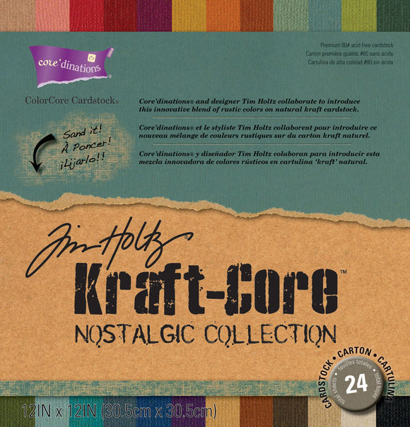 Tim Holtz Kraft core nostalgic collection