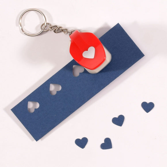 Vaessen Creative • Mini Craft punch keychain heart
